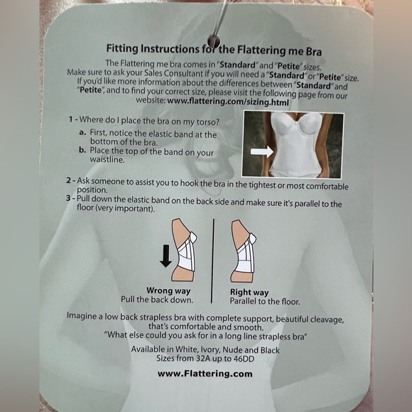 Flattering Me Low Back Strapless Bra - Picture 7 of 7